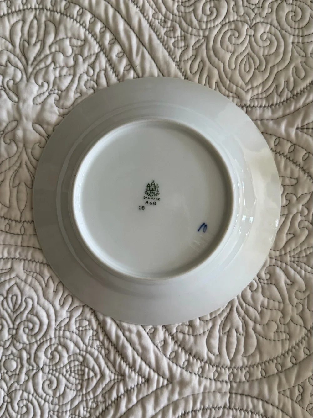 Bing & Grondahl Sommerfugal dessert, cake or bread-and-butter side plate
